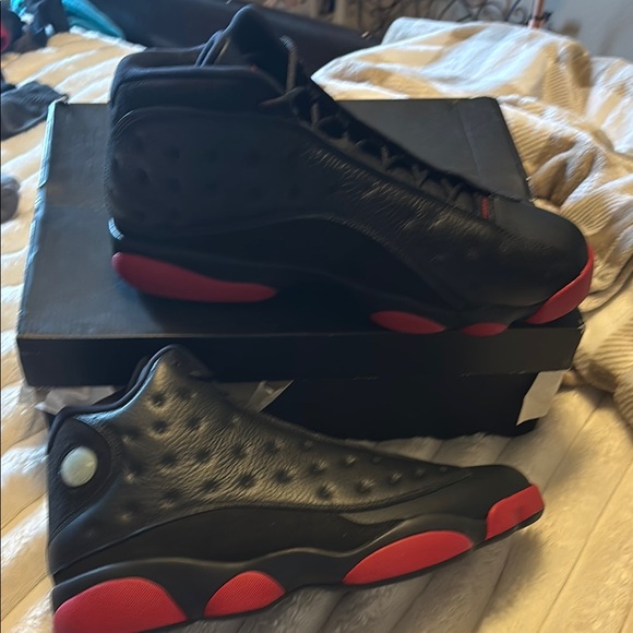 Black and Red Athletic Sneakers main image 4